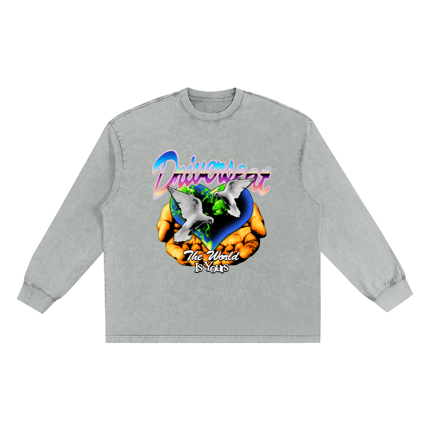 Who's World Washed Long Sleeve T-shirt