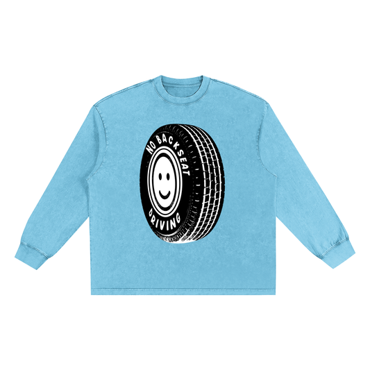 Tire Washed Long Sleeve T-Shirt