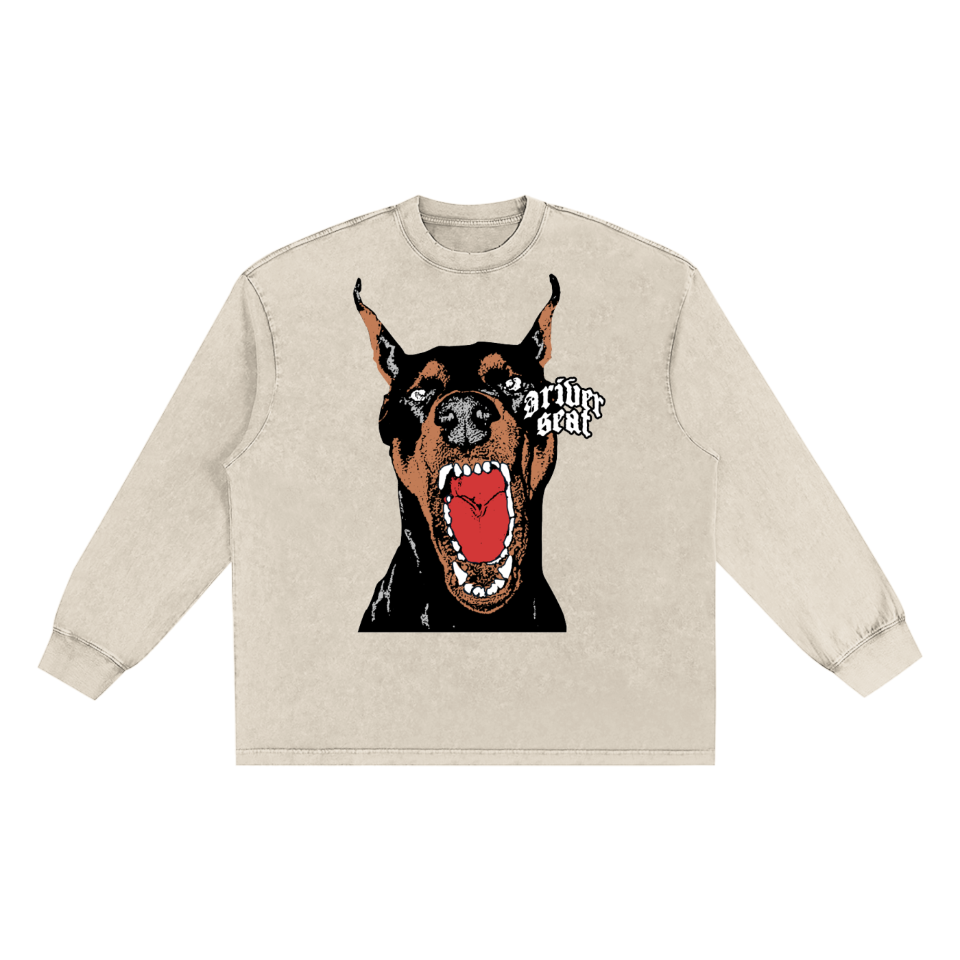 Doberman Washed Long Sleeve T-shirt