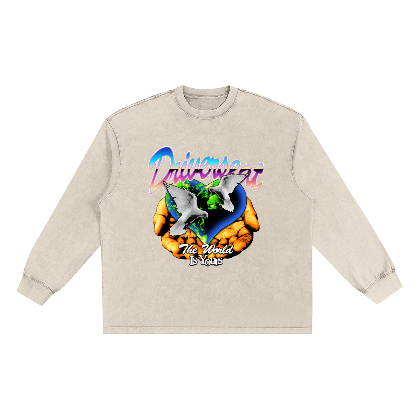 Who's World Washed Long Sleeve T-shirt