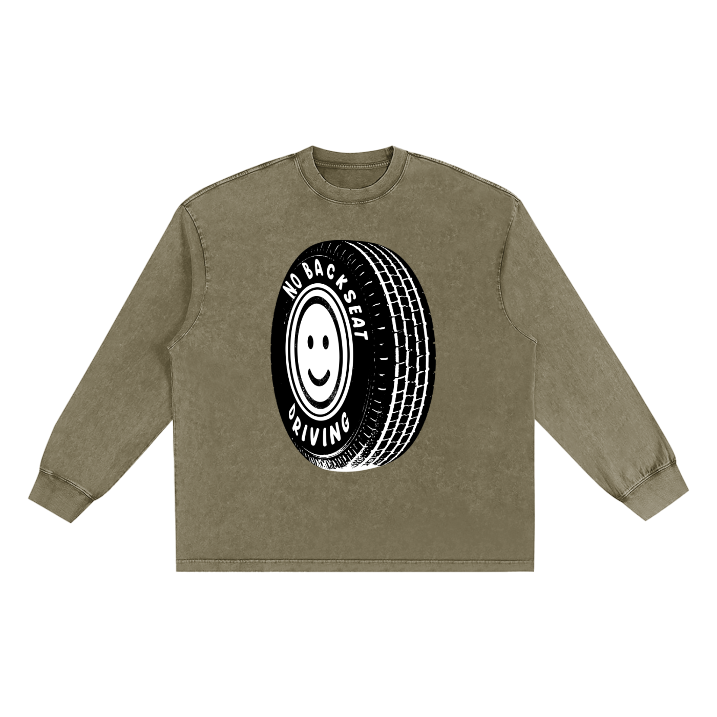 Tire Washed Long Sleeve T-Shirt