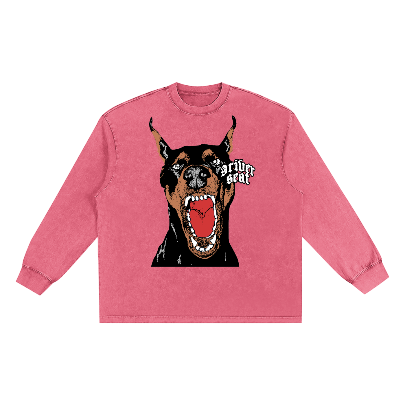 Doberman Washed Long Sleeve T-shirt