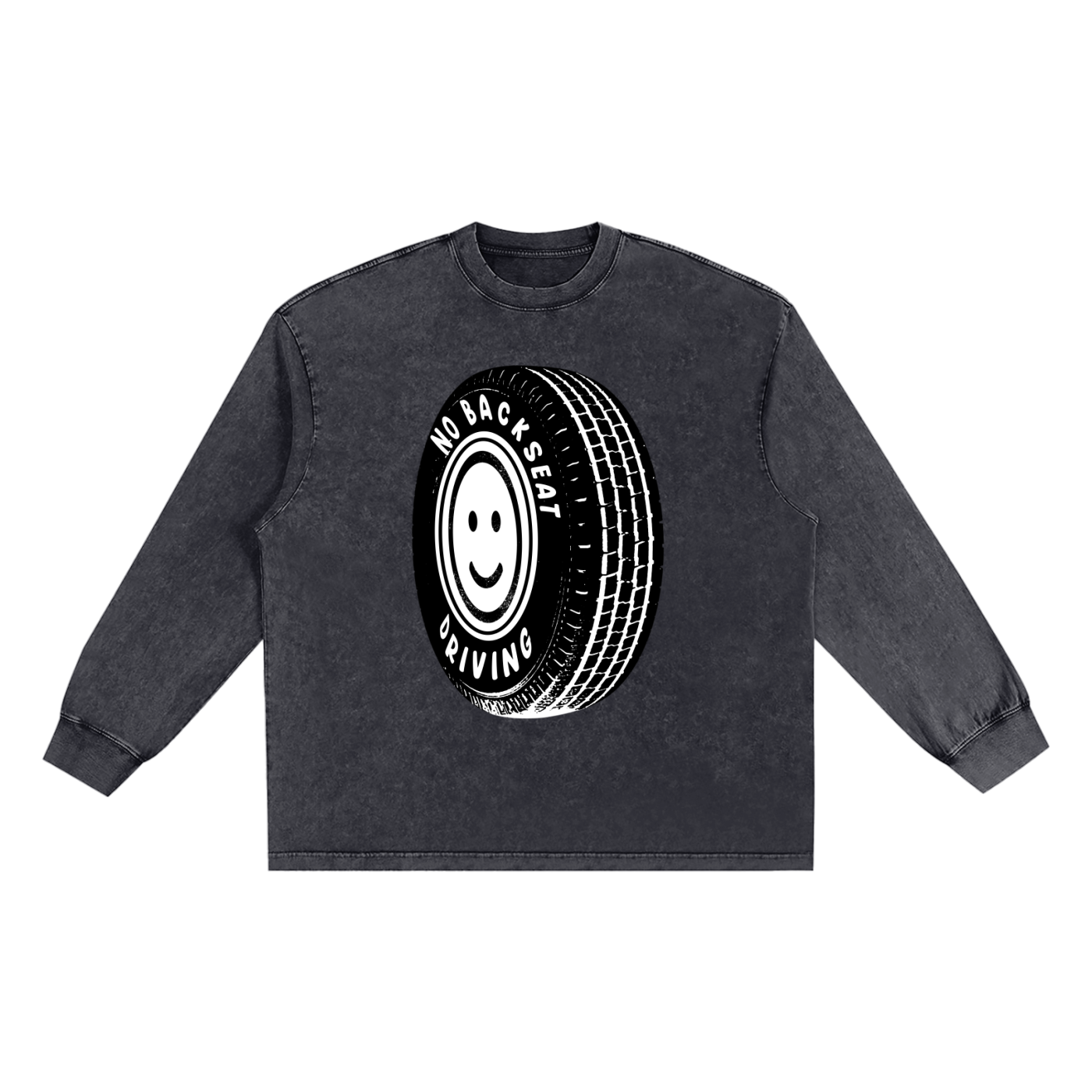 Tire Washed Long Sleeve T-Shirt