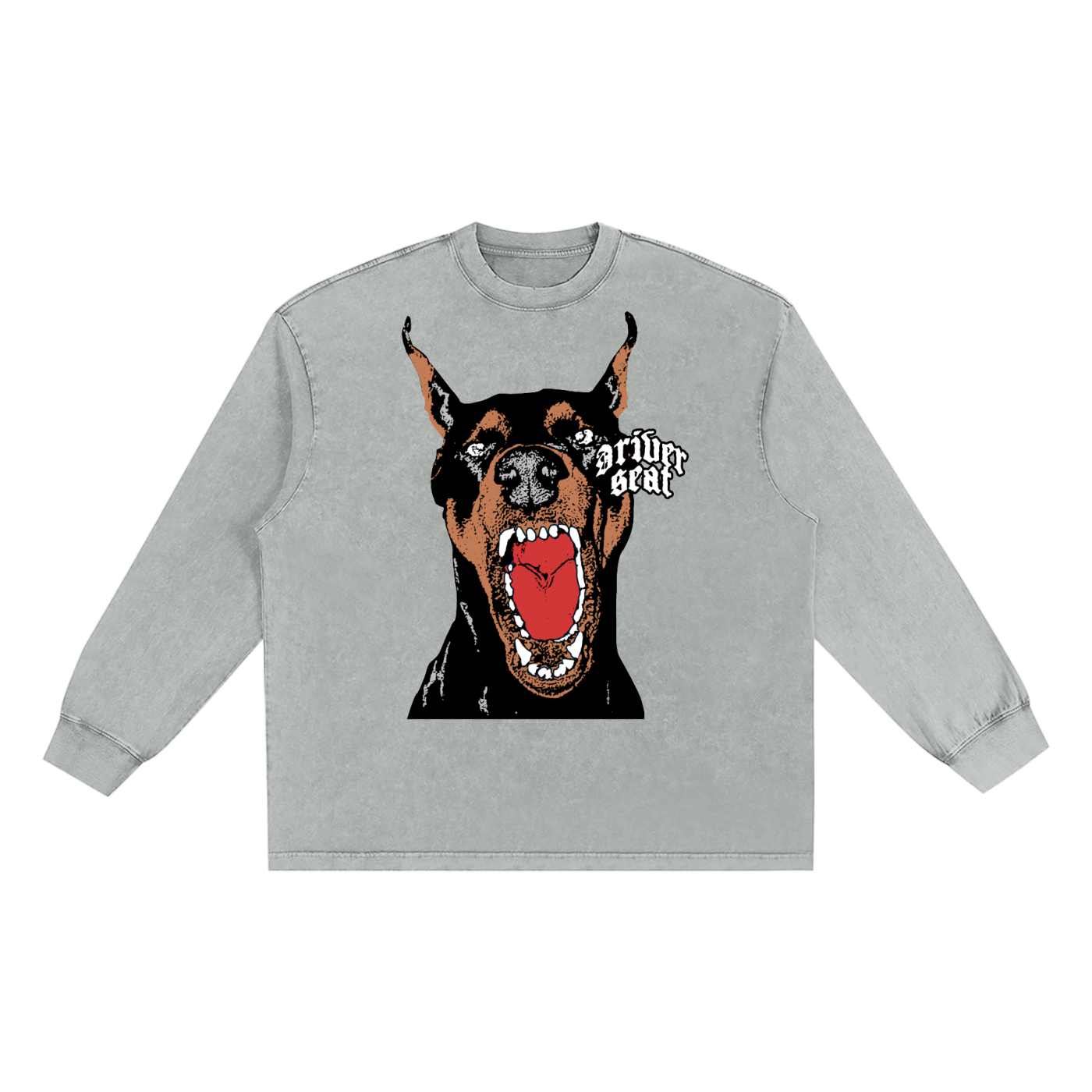 Doberman Washed Long Sleeve T-shirt