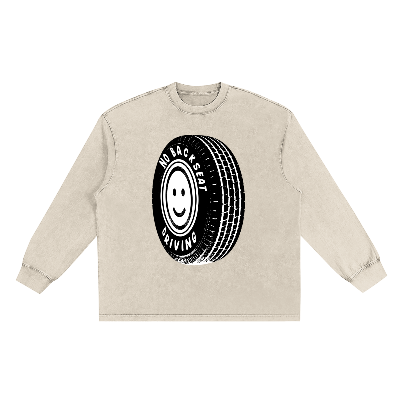 Tire Washed Long Sleeve T-Shirt